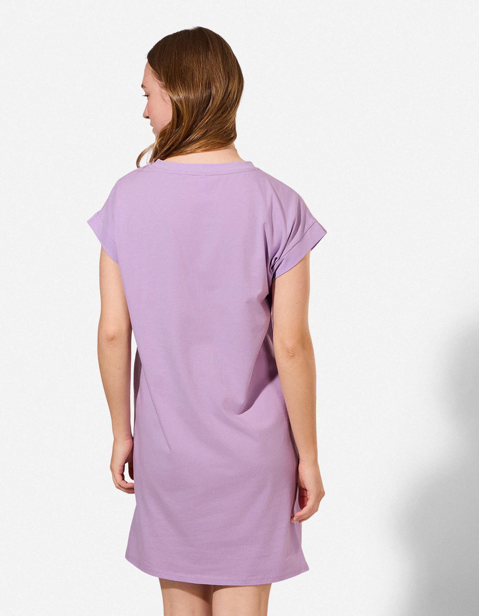 Robe - Coupe droite - ros&eacute; tendre 