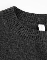 Strickpullover - Kaschmir - dunkelgrau