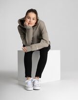 Felpa con cappuccio - Oversized Fit - verde