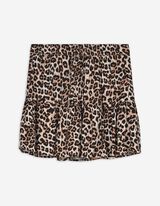 Rok - Luipaardprint - wit