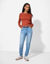 Gürtel - einfarbig - hellbraun