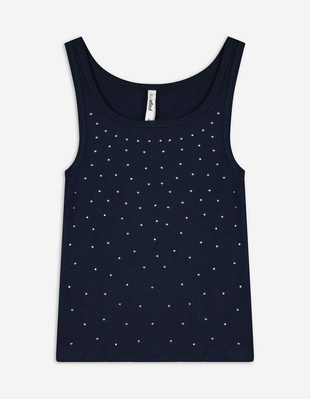 Top - Pietre decorative - blu scuro