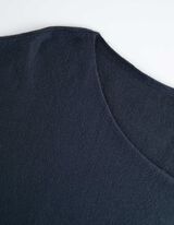 Bliuzonas - Plačios rankovės - tamsiai melynas