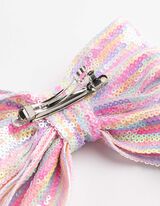 Haarklammer - Paillettenbesatz - bronzefarben