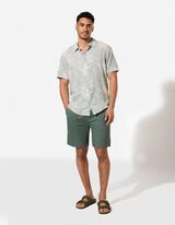 Chemise - Aspect lin - vert clair 