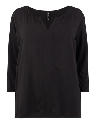 Damen Bluse mit Kontrastvorderseite