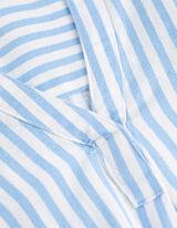 Bluse - Streifen - hellblau