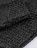 Bliuzonas - Apskrita iškirptė - tamsiai pilkas