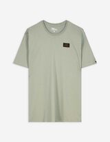T-Shirt - Labelpatch - dunkelgrün