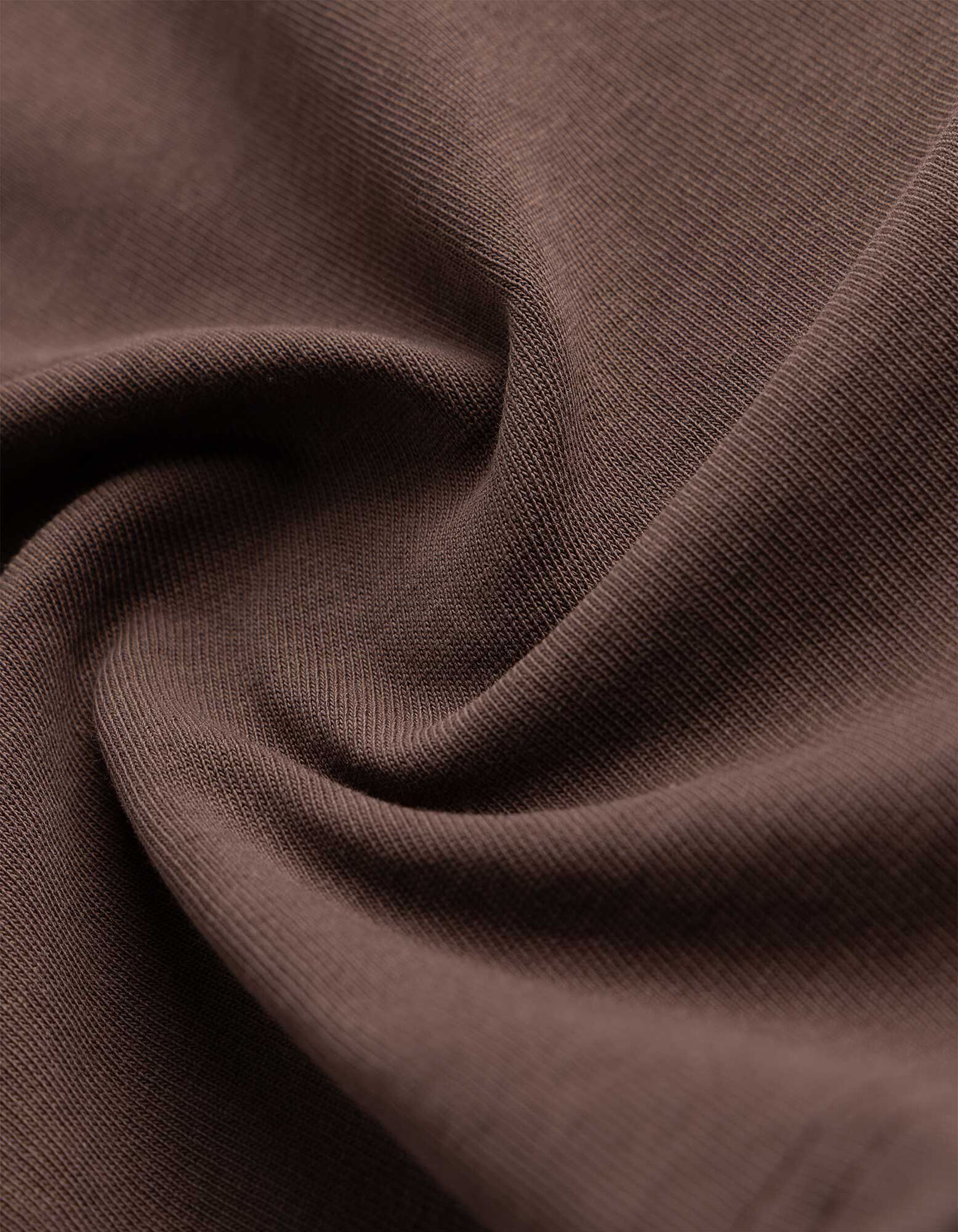 T-Shirt - Oversized Fit - dunkelbraun