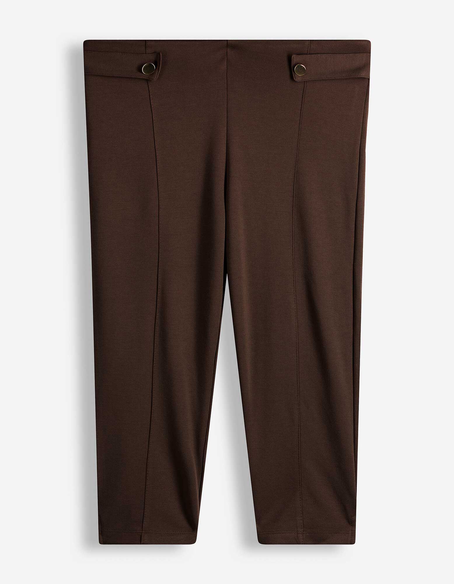 Leggings - Viskose-Anteil - Dunkelbraun