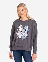 Melegítőfelső - Lilo és Stitch - sötétszürke