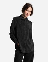 Srajčna bluza - Lurex - crna