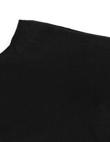 Midi haljina - S nagla&scaron;enim oblinama - crna