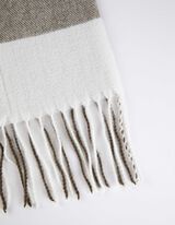 Schal - Woll-Optik - dunkelgrün