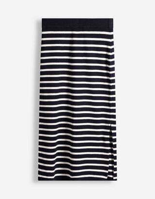 Strickrock - Wadenlang - dunkelblau