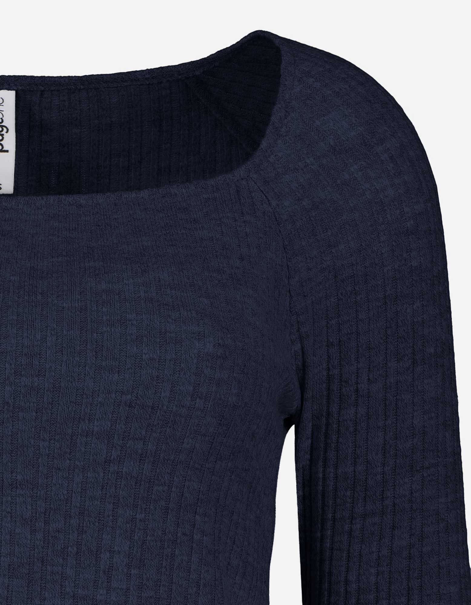 Longsleeve - Viscosemix - donkerblauw