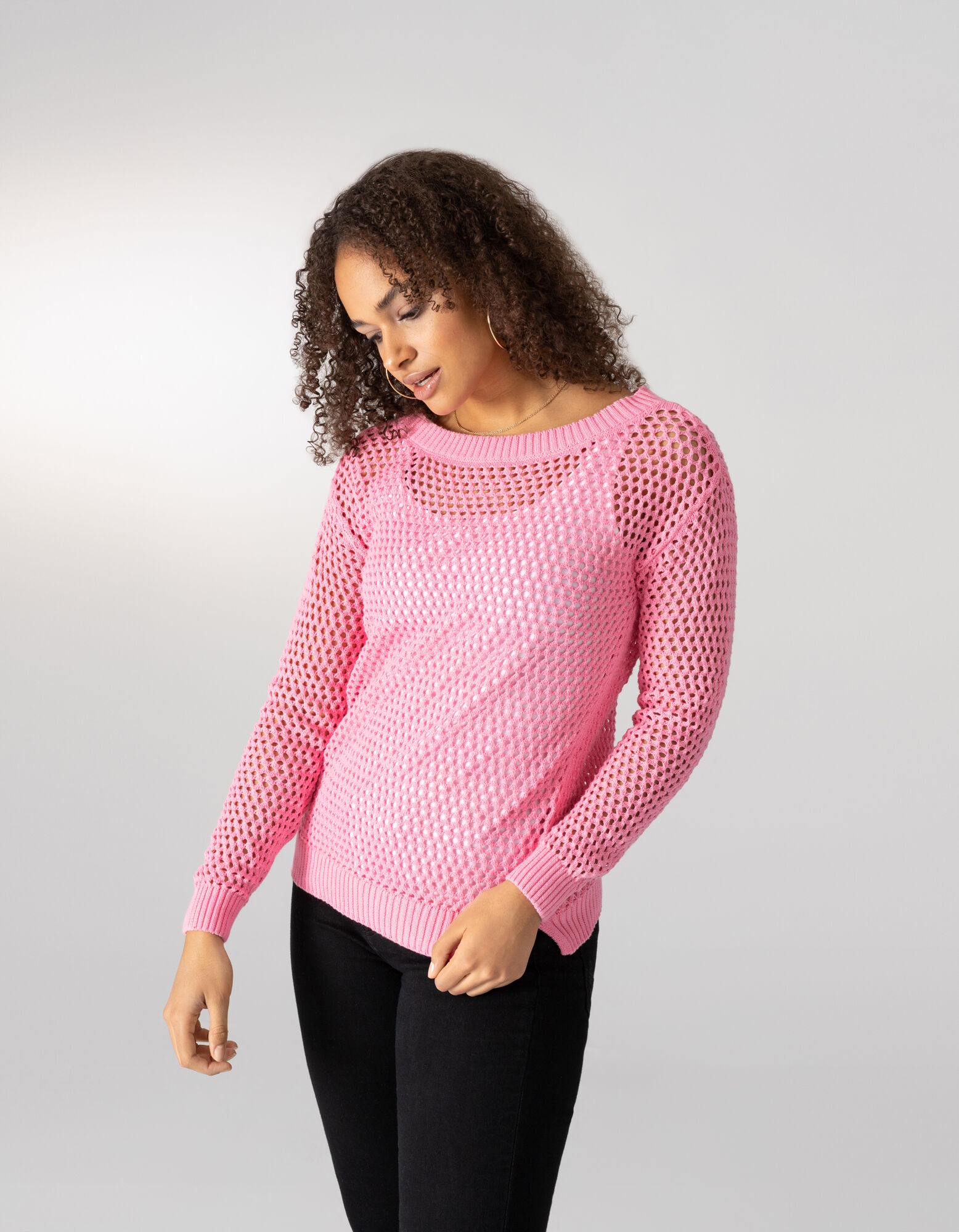 Pull-over - Coupe Regular Fit - rose