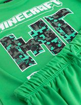Set di T-shirt e shorts - Minecraft - verde