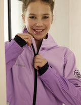 Bunda - Softšel - fialovy