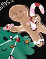 Majica dugih rukava - Print - crno