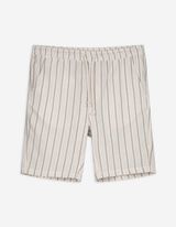 Shorts - Streifen - weiß