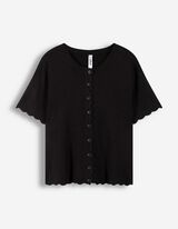 Vest - Effen - zwart