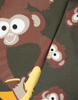 Pyžamový set tričko a nohavice - Celoplošná potlač - tmavozelena