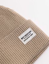 M&uuml;tze - Gerippt - hellbraun