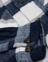 Overhemd - Ruitmotief - wit