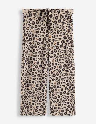 Culotte - Allover-Muster - beige