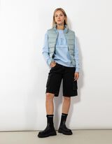 Štepani prsluk - Ruska kragna - tirkizna