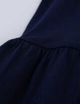 Rochie - Imprimeu - Albastru inchis