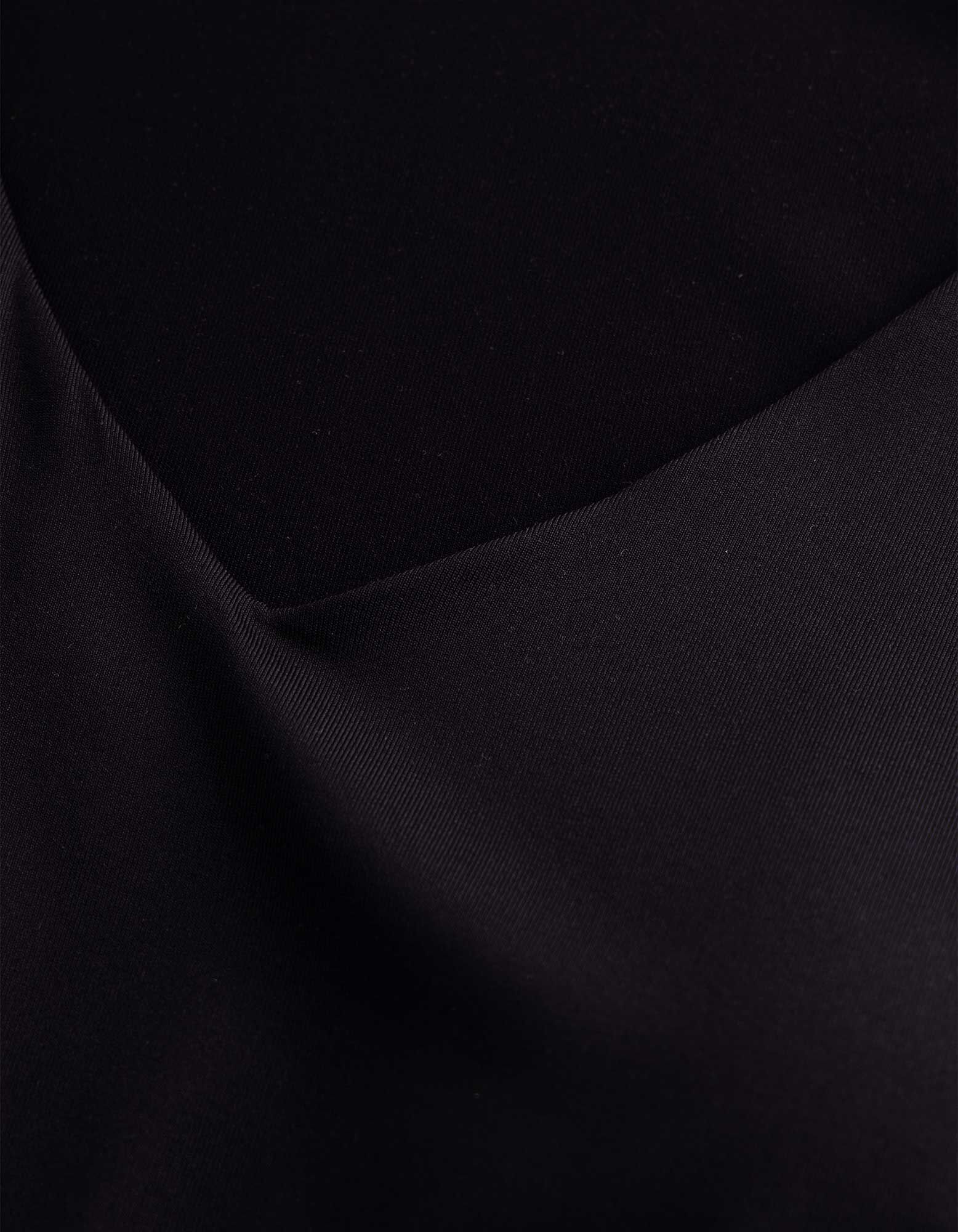 Langarmshirt - Herausnehmbare Cups - Schwarz