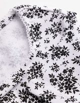 T-shirt - dekolt w kształcie serca - bialy