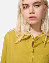 Bluse - einfarbig - gelb
