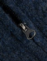 Robe - Col roul&eacute; - bleu fonc&eacute;