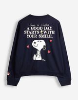 Sweatshirt - Peanuts - Dunkelblau