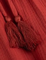 Jupe - Unicolore - Rouge foncé