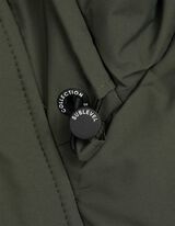 Jacke - Kapuze mit Tunnelzug - dunkelgr&uuml;n