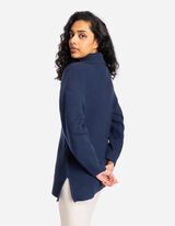 Pulover - Patentni zatvarač - tamno plava