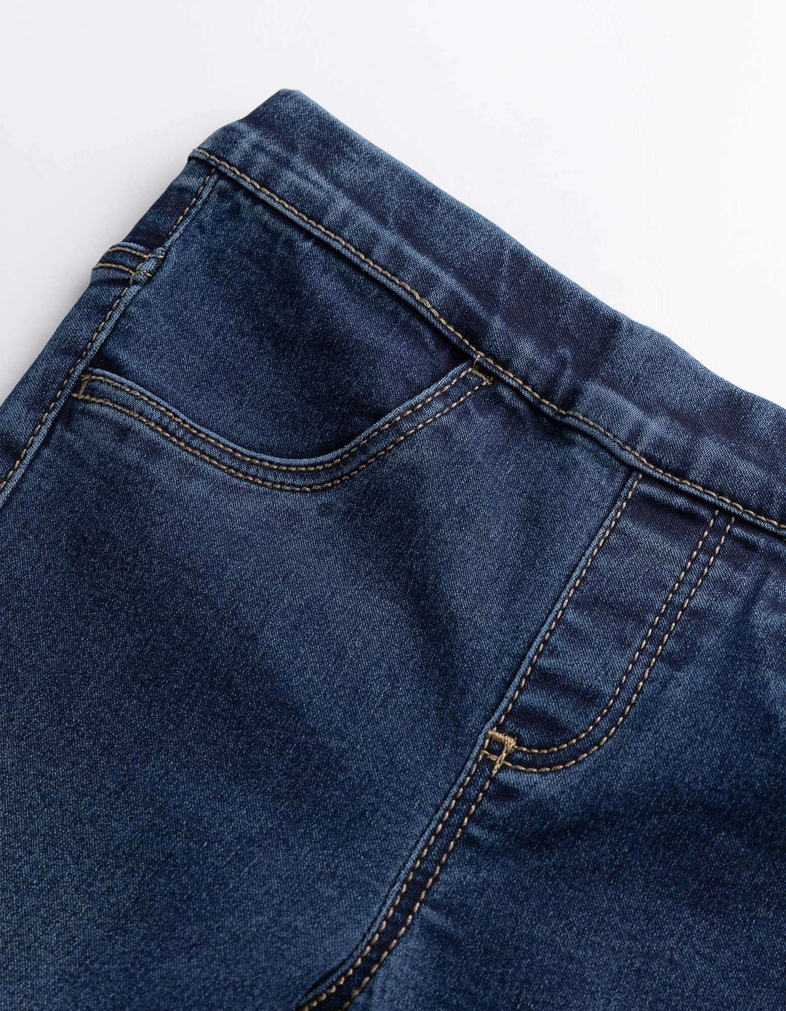 Jeans - Borduursels - Donkerblauw