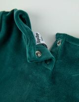 Kleid - Samt - türkis