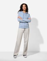 Sweatjacke - Regular Fit - hellblau