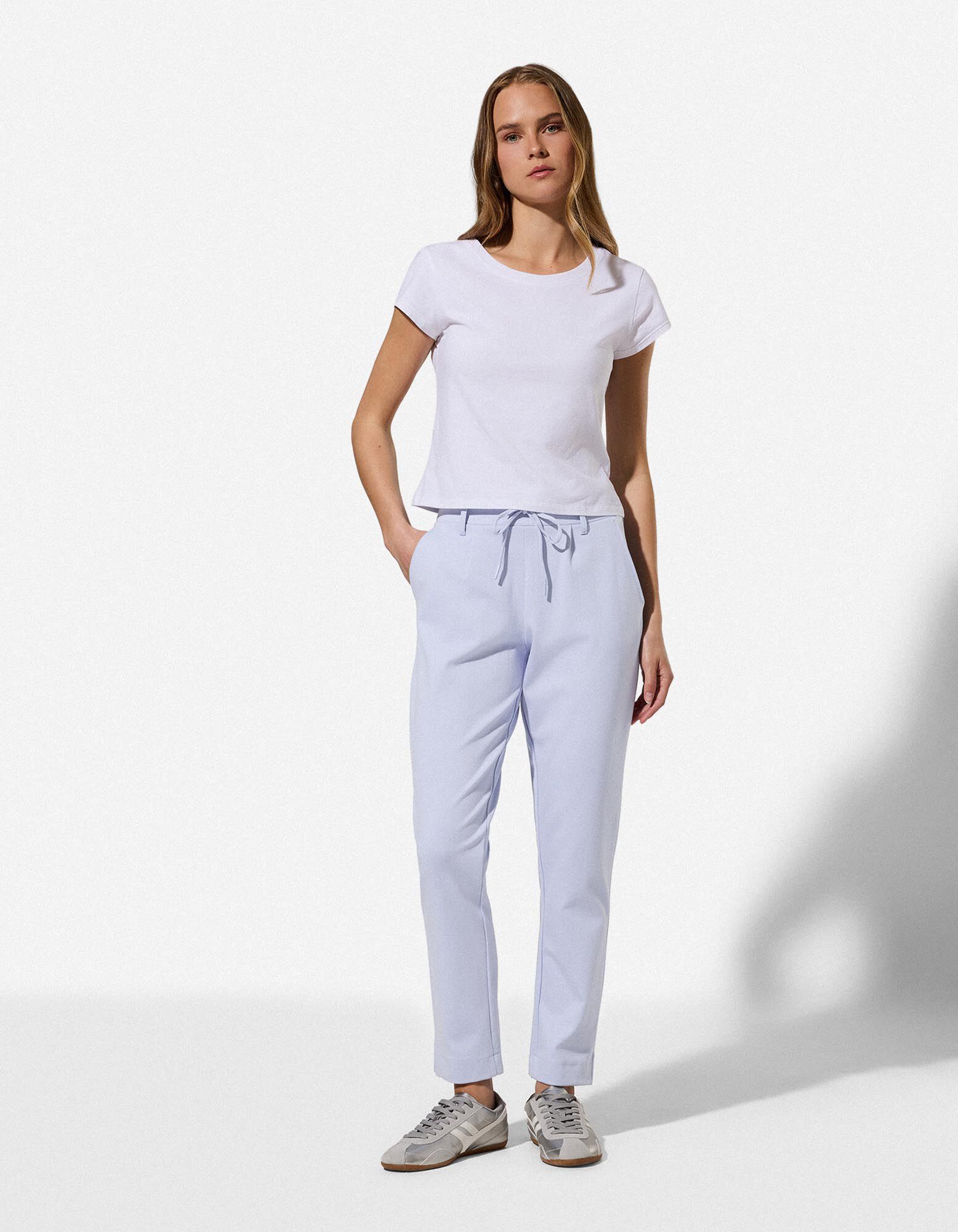 Pantalon - Coupe Regular Fit - bleu clair