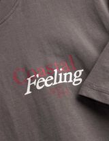 T-Shirt - R&uuml;ckenprint - dunkelgrau