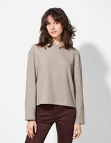 Pullover - Misto cotone - beige