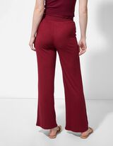 Pantaloni - A costine - rosso scuro