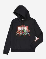 Mikina s kapucňou - Marvel - tmavoseda
