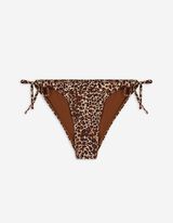 Bikinislip - Leopardenmuster - braun